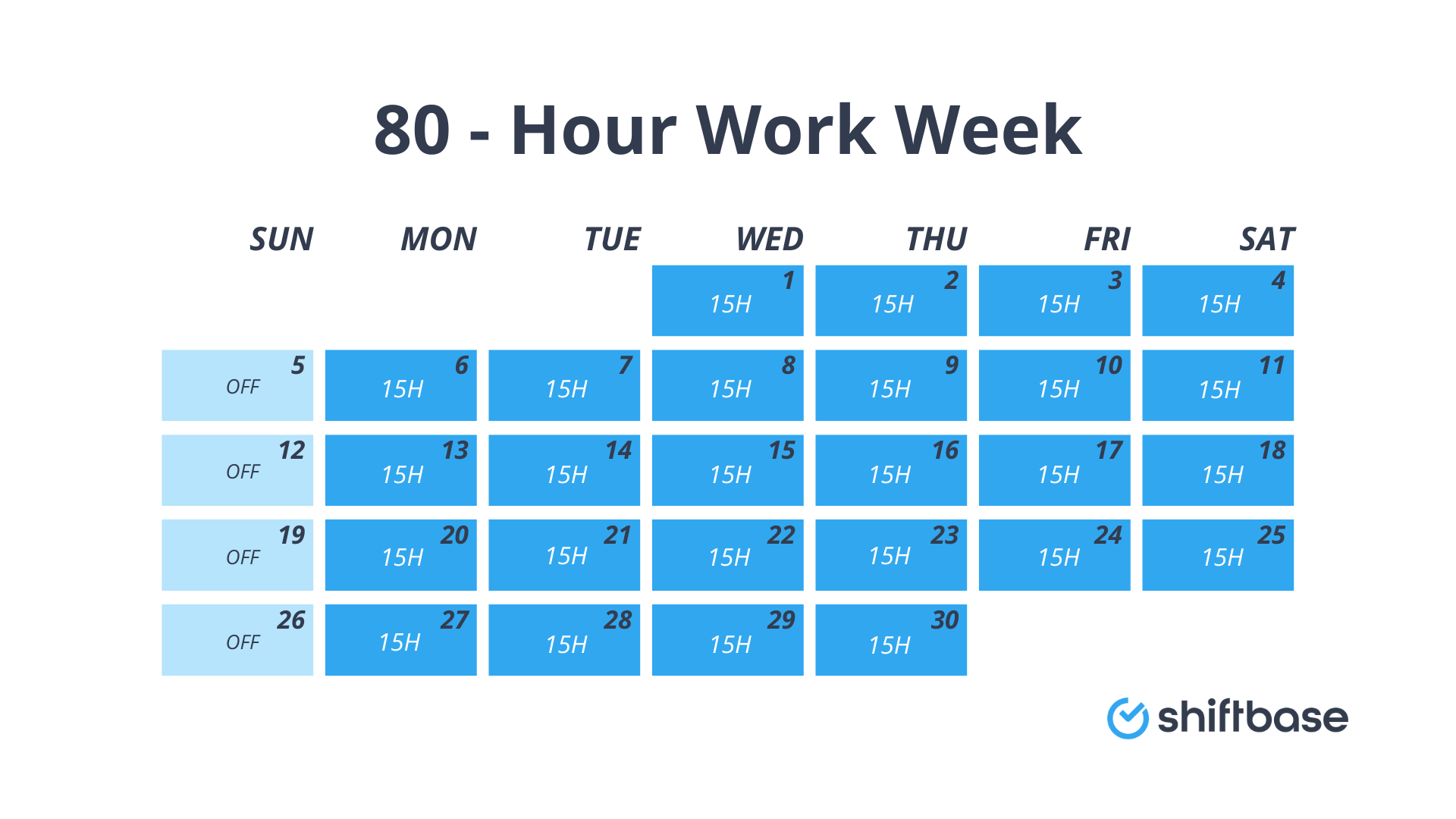 80-Hour Work Week: Impacts On Health And Well-Being - Shiftbase